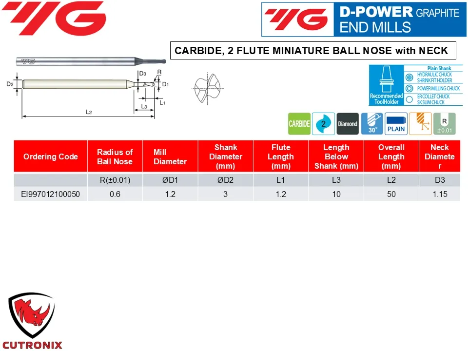 D-POWER 2FL 30deg. Helix Rib Ball EM 0.6X3X0.6-5-X40.webp