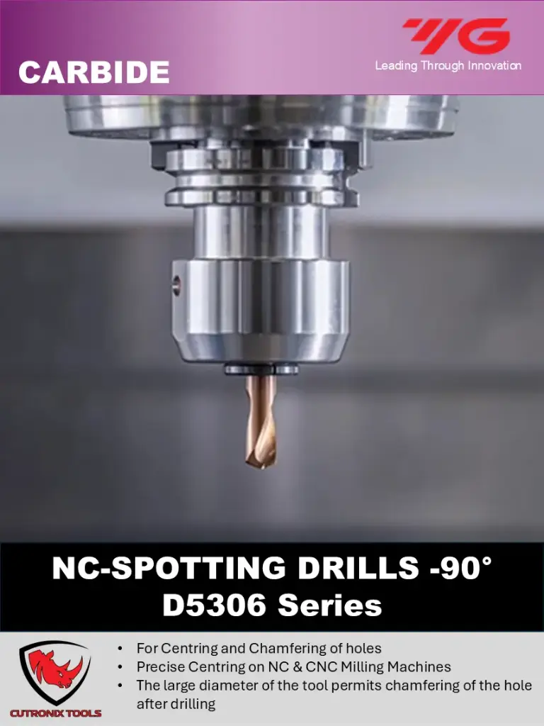 [D5306030] CARBIDE NC Spotting Drill(90deg.) 3X10X45