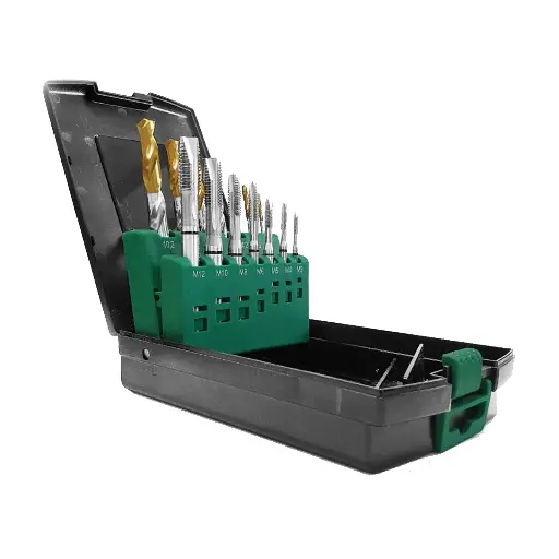 [TD814SET7-GLP195] HSS-E COMBO GP TAP & GOLD-P DRILL SET