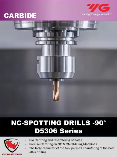 [D5306100] CARBIDE NC Spotting Drill(90deg.) 10X24X70